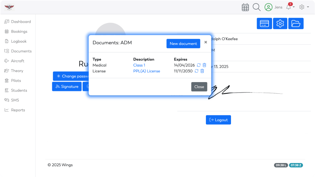 OY Wings - Documents